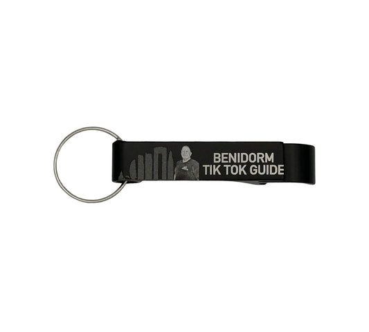 Benidorm Tik Tok Guide Bottle Opener Keyring