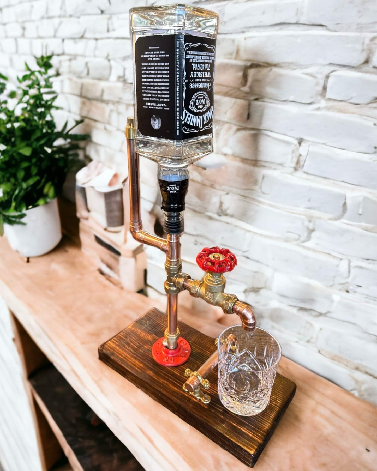 Copper Drinks Dispenser "The Web"