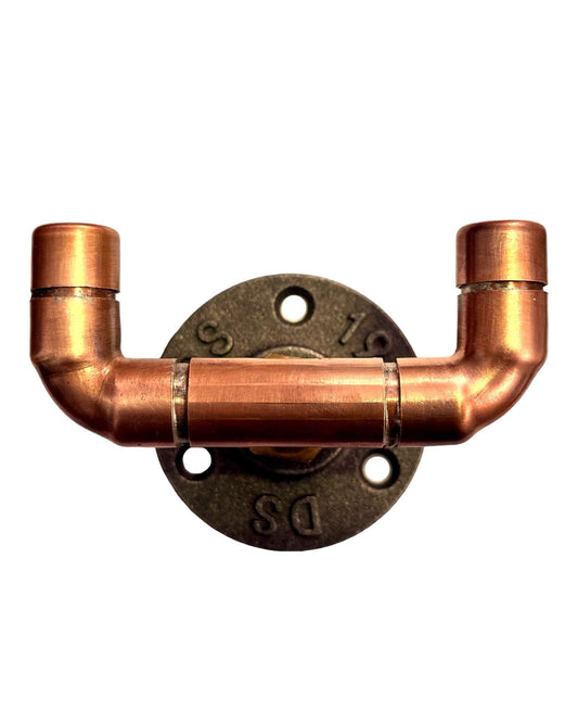 Copper Industrial Style Double Coat Hook/Bathroom Towel Hook/Mug Hook